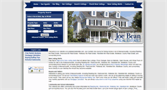 Desktop Screenshot of joebeanrealestate.com